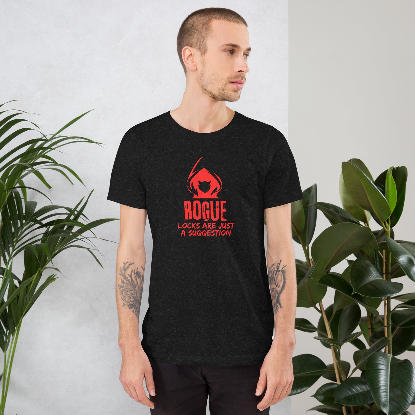 Rogue D&D Locks are just a suggestion Unisex t-shirt