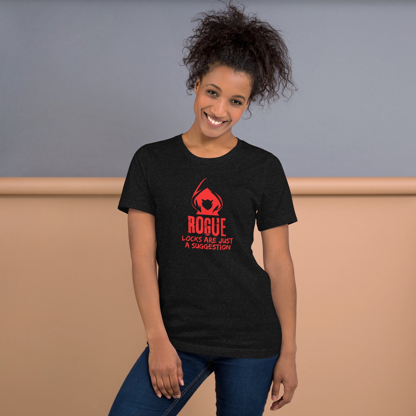 Rogue D&D Locks are just a suggestion Unisex t-shirt