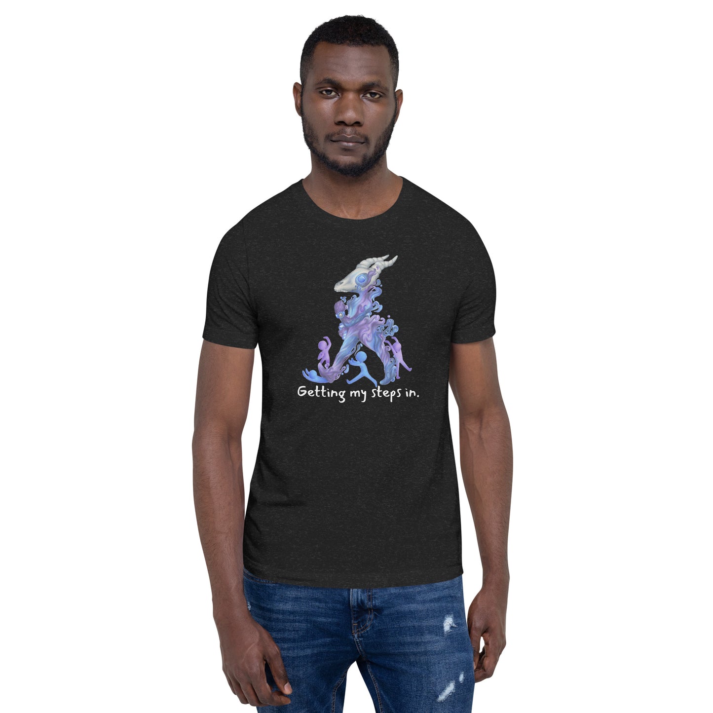 Getting my steps in | Unlife is Good Unisex t-shirt