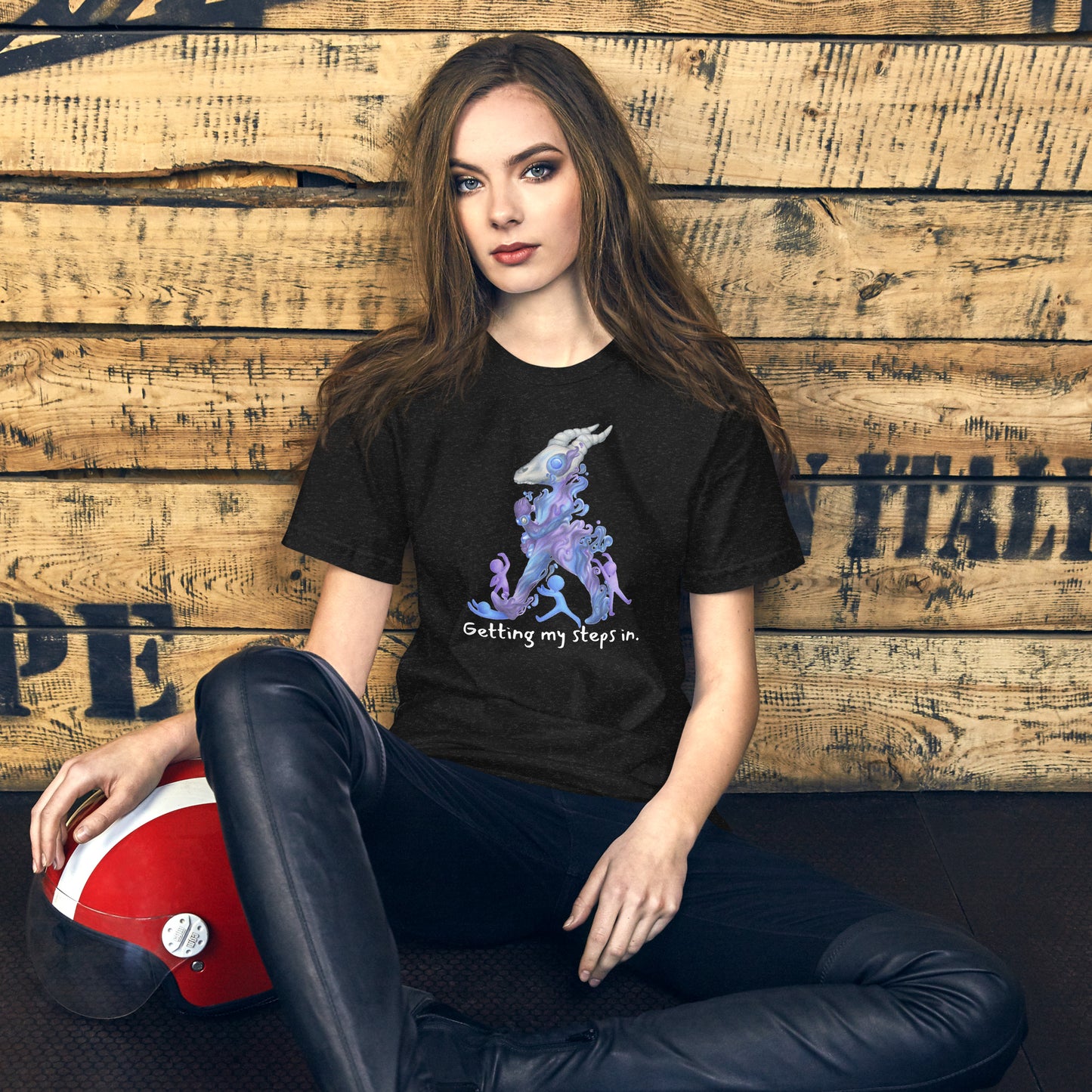 Getting my steps in | Unlife is Good Unisex t-shirt