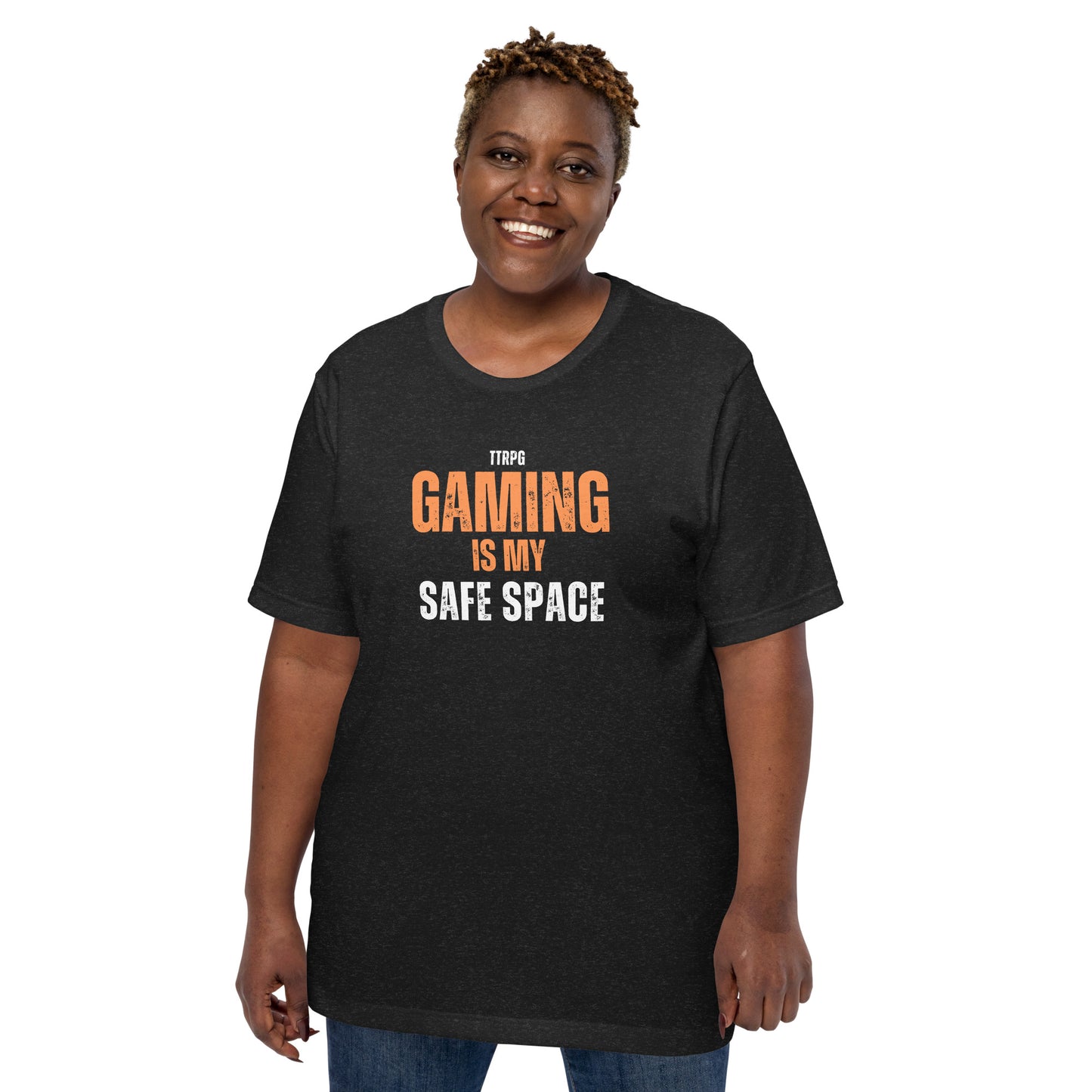 TTRPG Gaming is my Safe Space | Cult of the D20 Is Unisex t-shirt