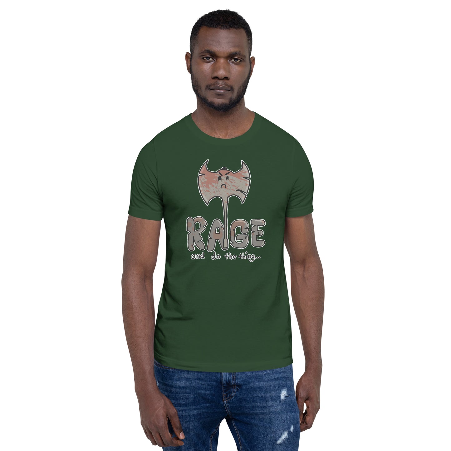 Rage and do the thing | Ten Rabid Bears Unisex t-shirt