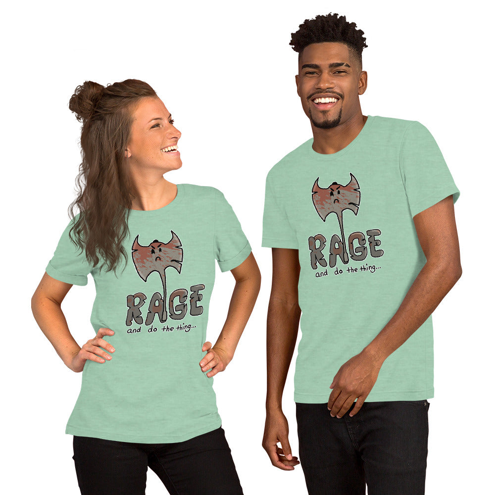 Rage and do the thing | Ten Rabid Bears Unisex t-shirt