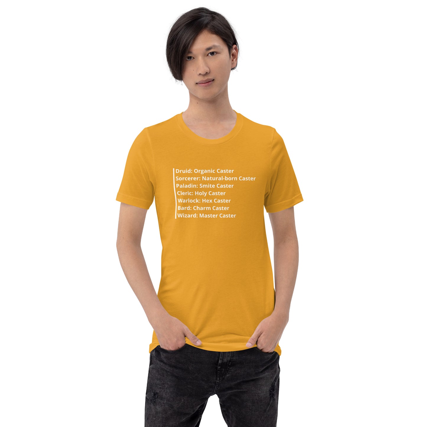 Types of Casters D&D - Unisex t-shirt