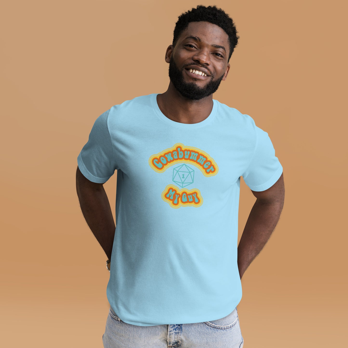 Cowabummer Dude | Roll for Focus Unisex t-shirt