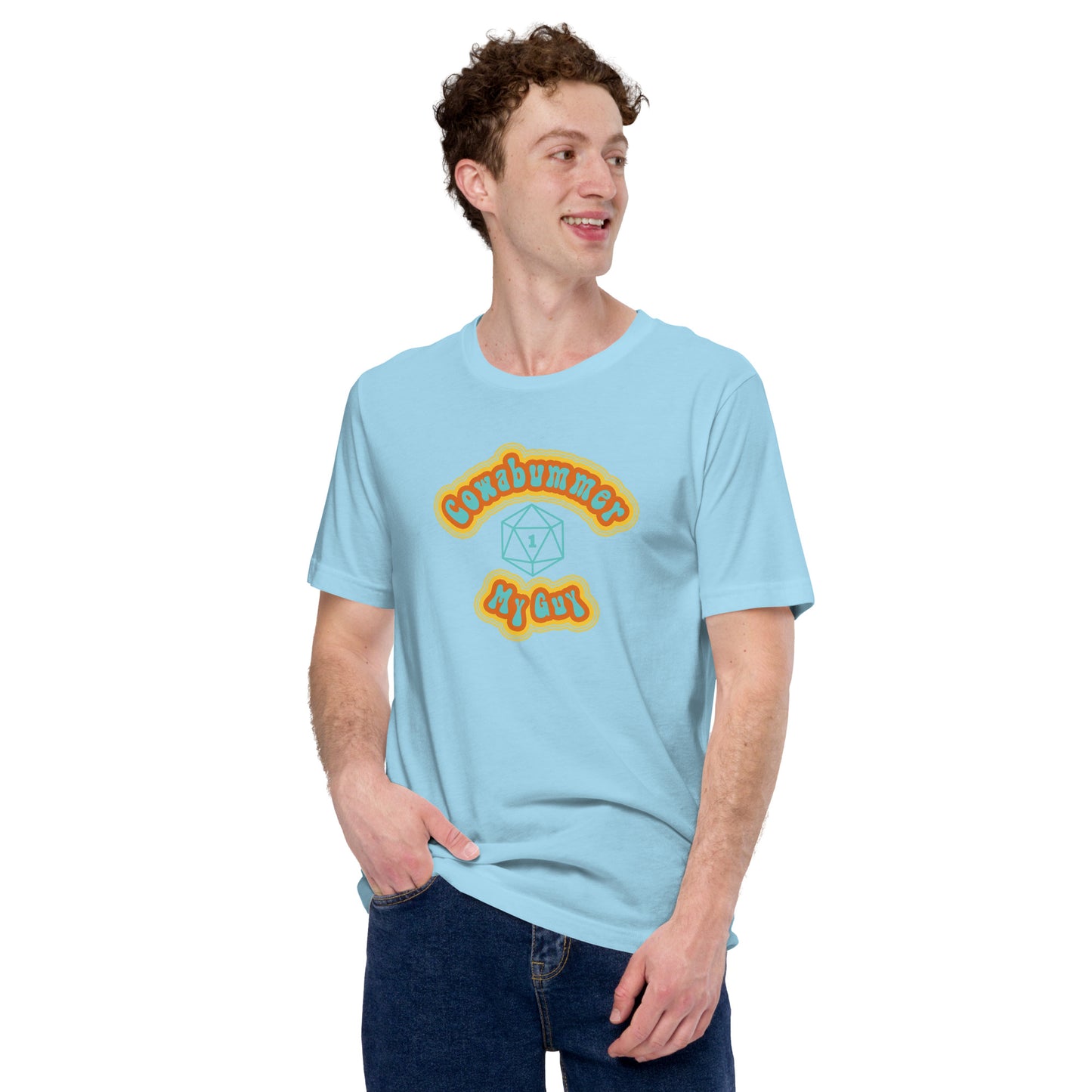 Cowabummer Dude | Roll for Focus Unisex t-shirt