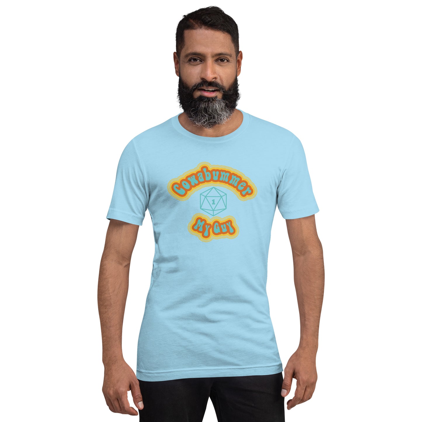 Cowabummer Dude | Roll for Focus Unisex t-shirt