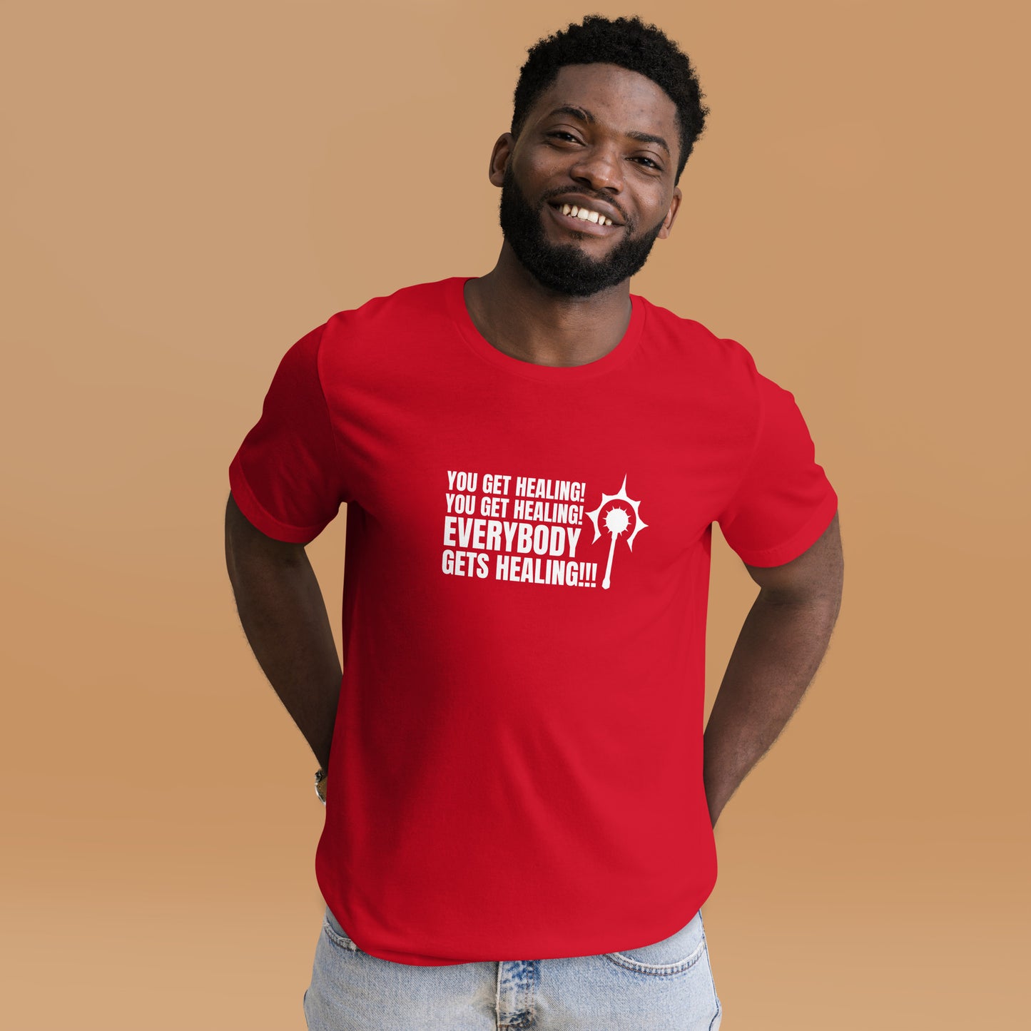 Everybody gets healing Cleric D&D Unisex t-shirt