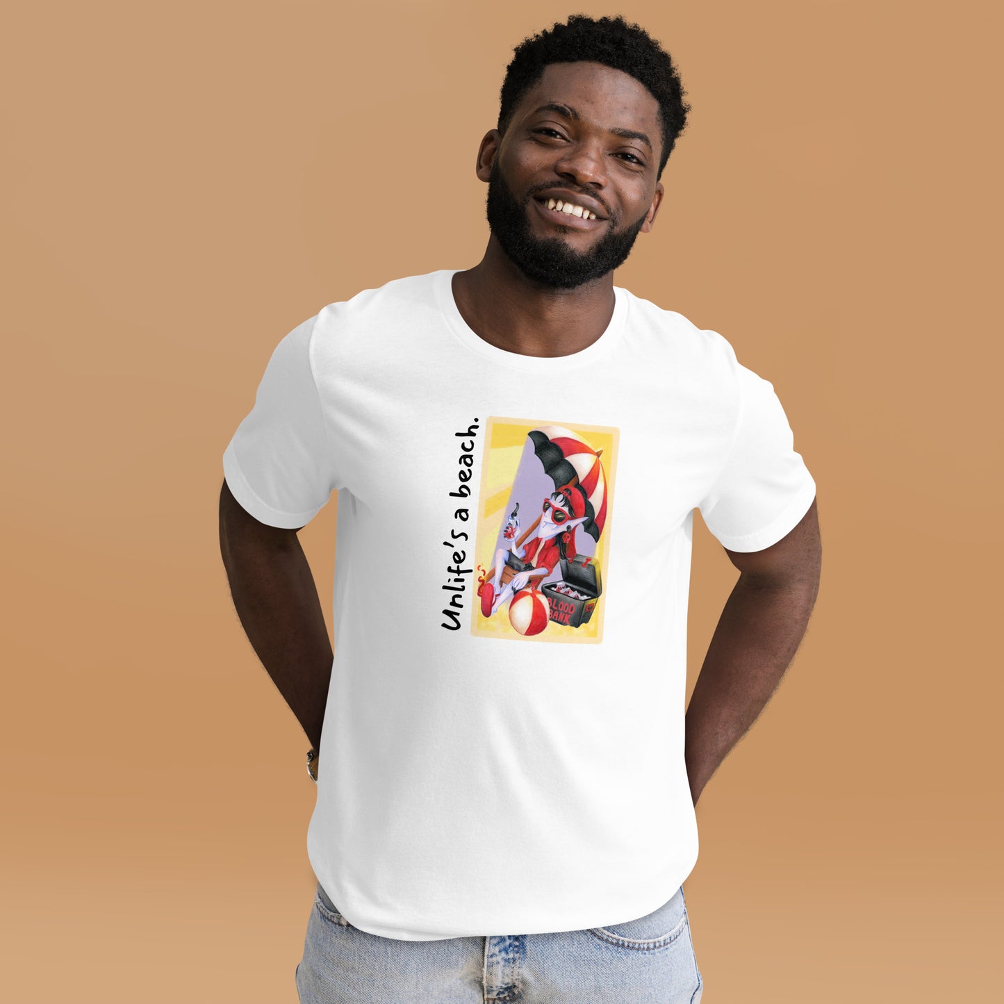 Unlife's A Beach | Unlife is Good Unisex t-shirt