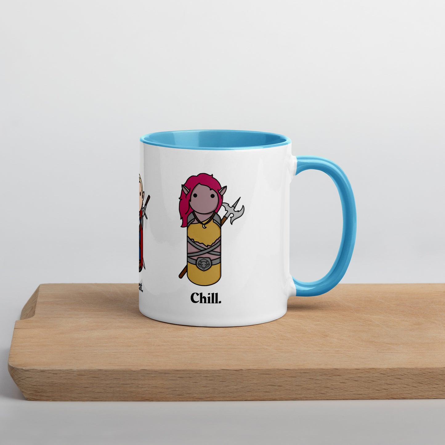 Scrambled Pegs | Grimstone Gaming Mug with Color Inside