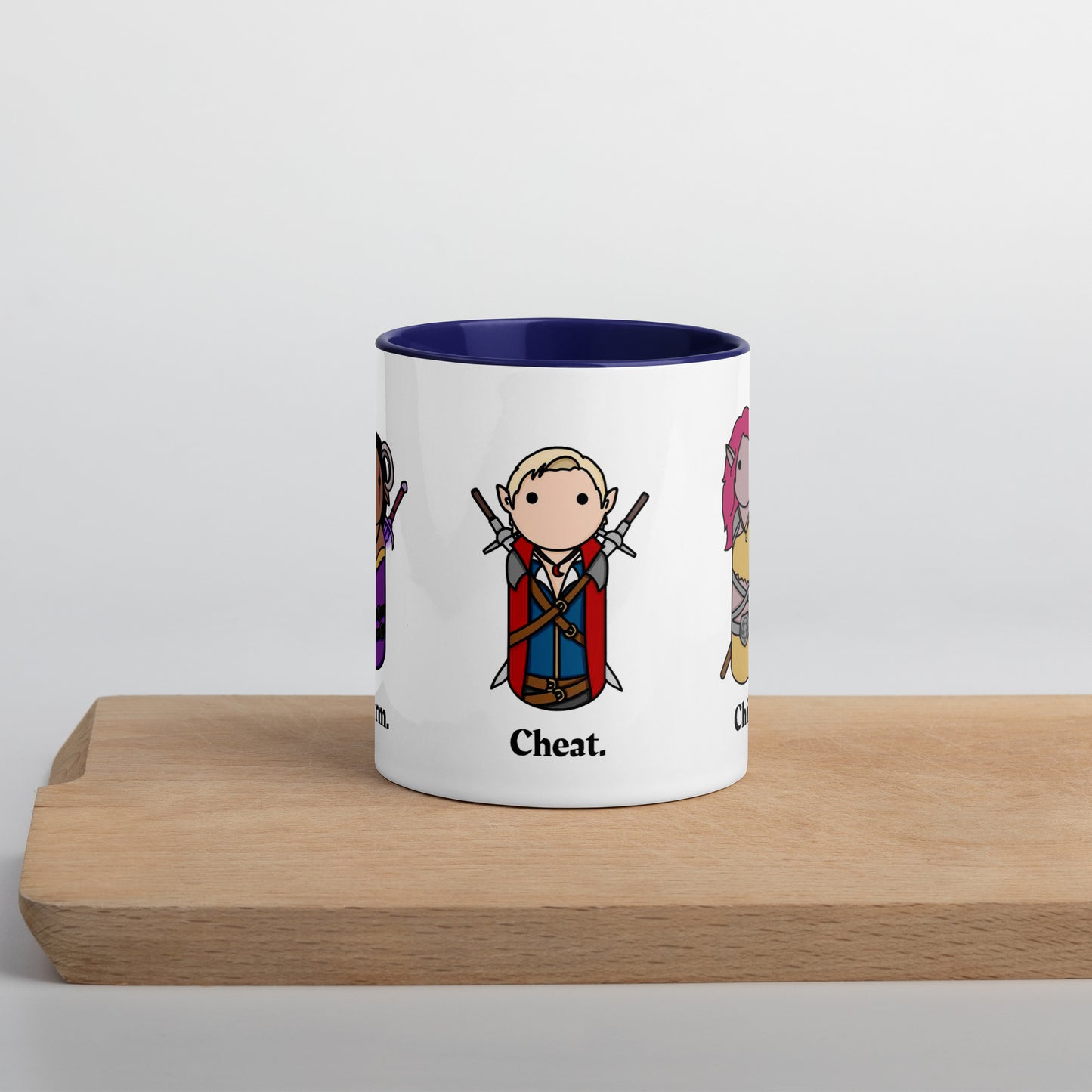 Scrambled Pegs | Grimstone Gaming Mug with Color Inside