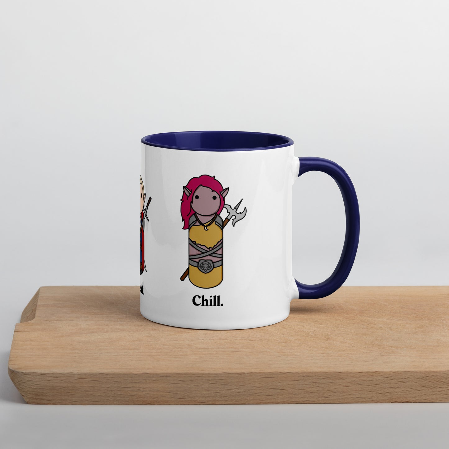 Scrambled Pegs | Grimstone Gaming Mug with Color Inside