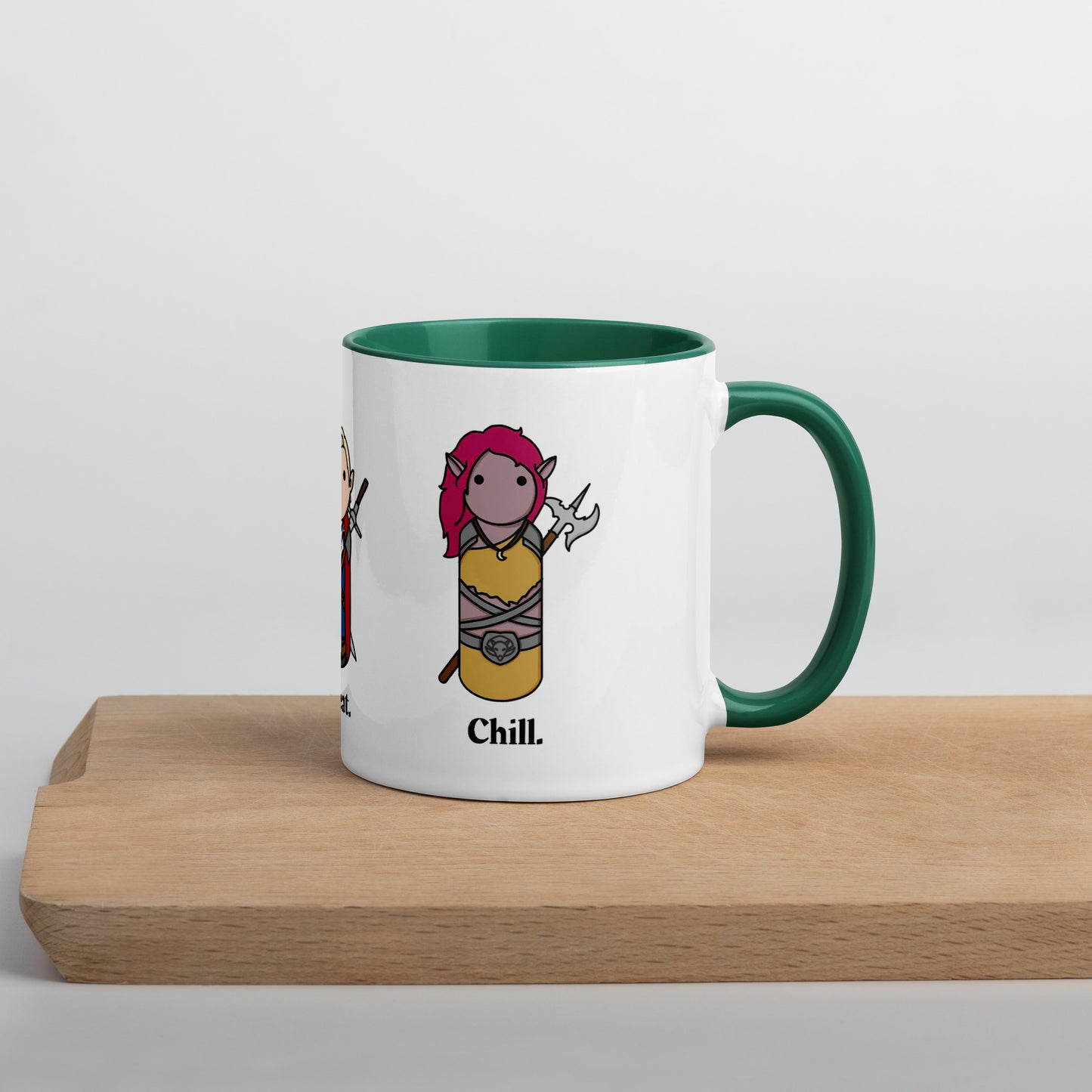 Scrambled Pegs | Grimstone Gaming Mug with Color Inside