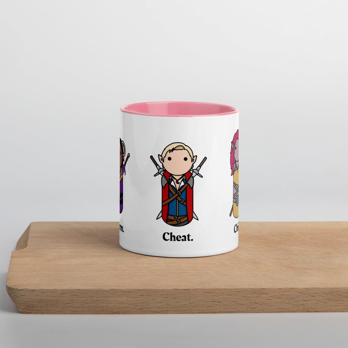 Scrambled Pegs | Grimstone Gaming Mug with Color Inside