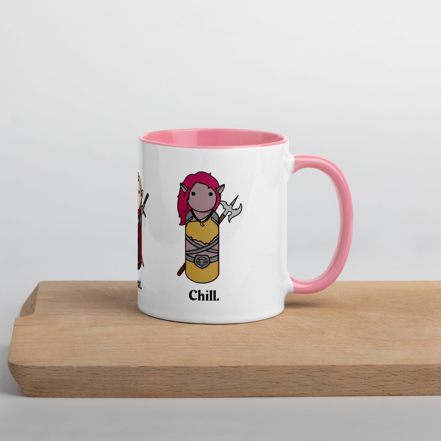 Scrambled Pegs | Grimstone Gaming Mug with Color Inside