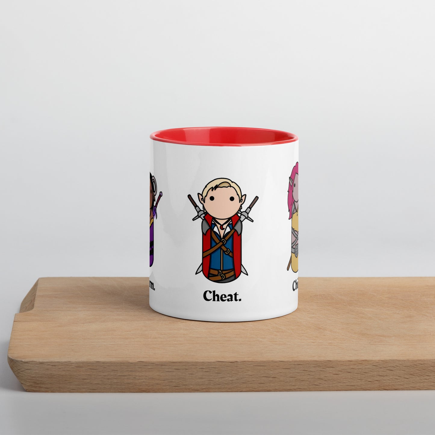 Scrambled Pegs | Grimstone Gaming Mug with Color Inside