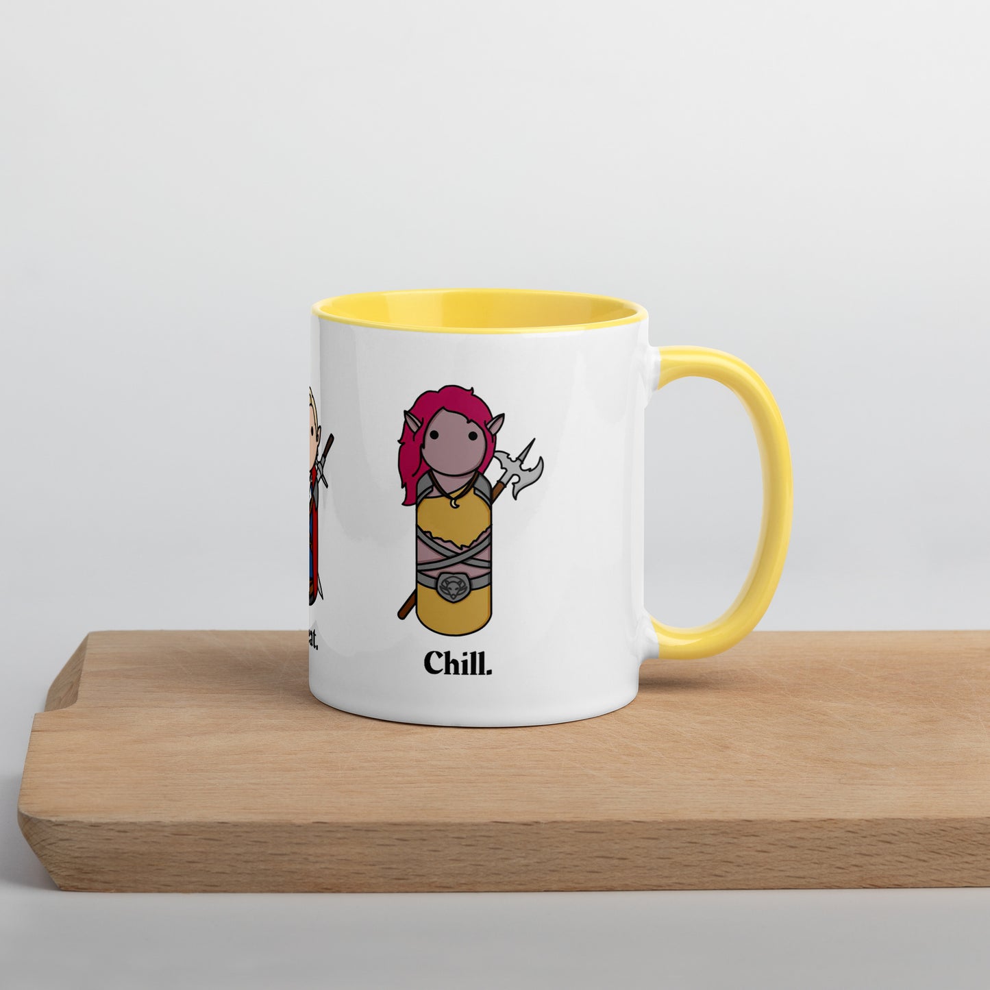 Scrambled Pegs | Grimstone Gaming Mug with Color Inside