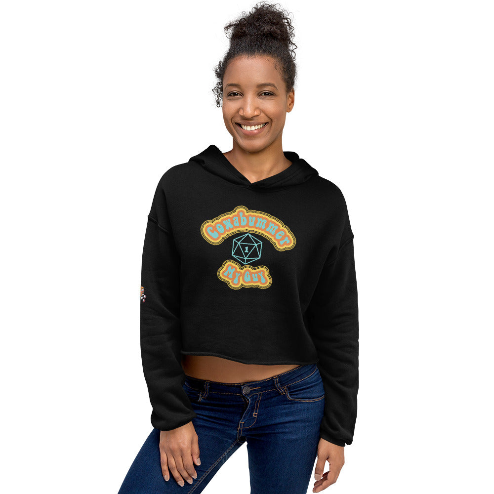 Cowabummer | Roll for Focus Crop Hoodie