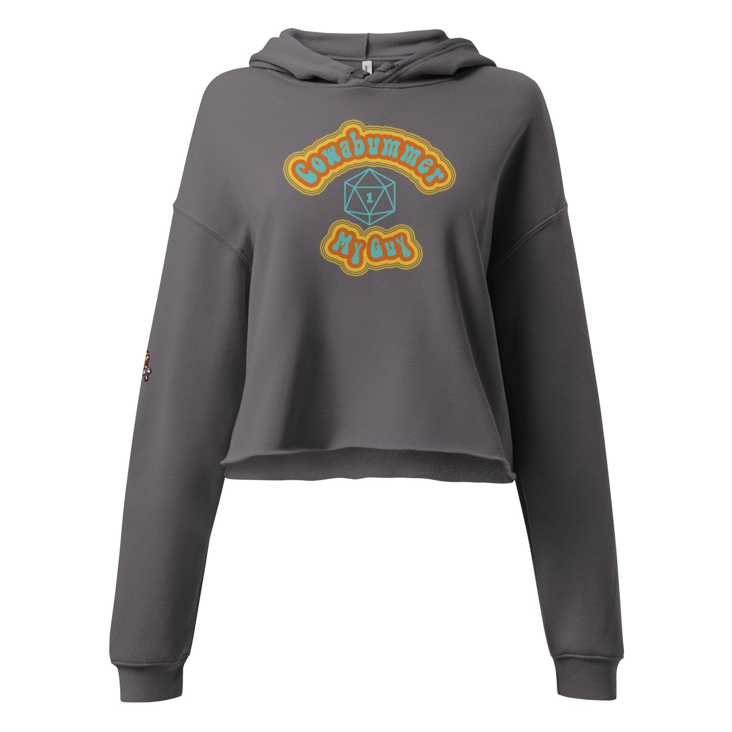 Cowabummer | Roll for Focus Crop Hoodie