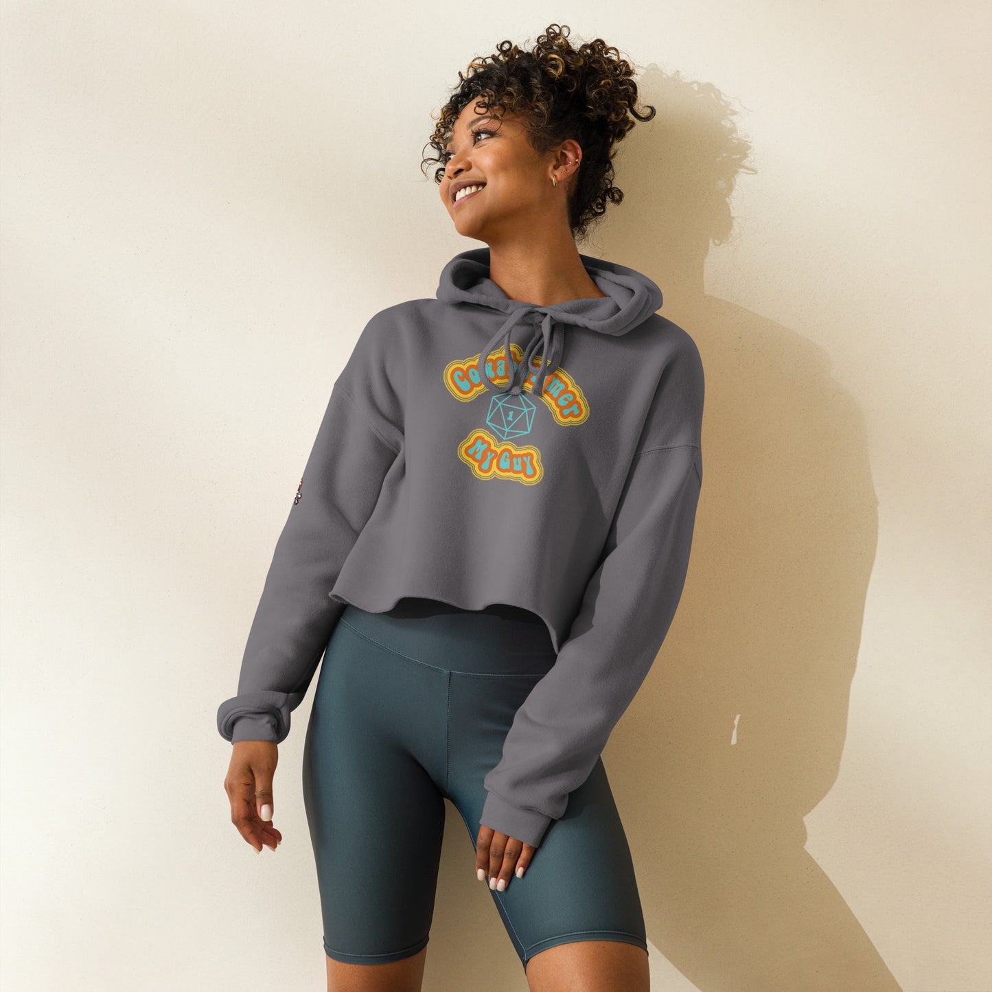 Cowabummer | Roll for Focus Crop Hoodie