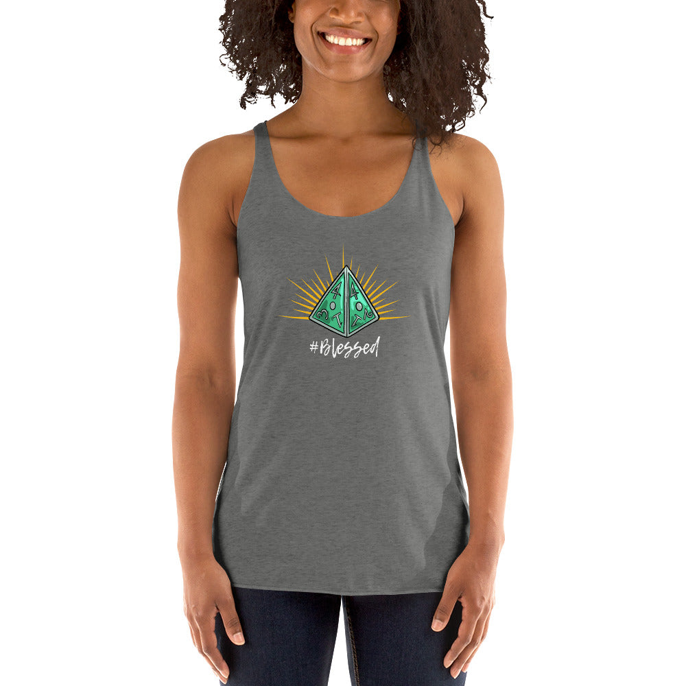 #Blessed Women's Racerback Tank