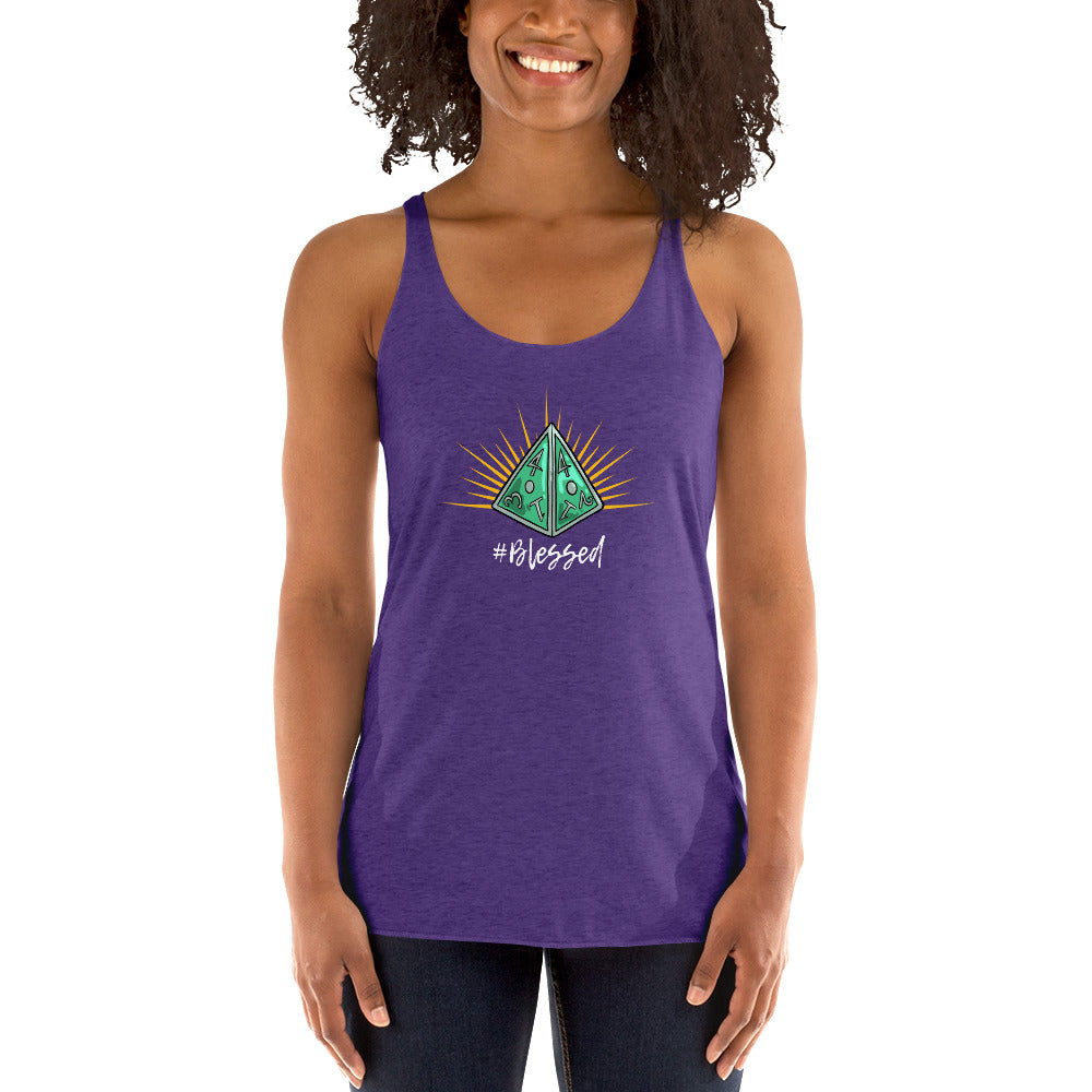 #Blessed Women's Racerback Tank