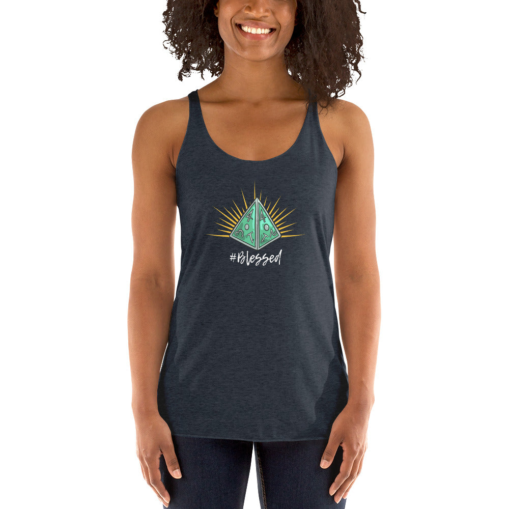 #Blessed Women's Racerback Tank