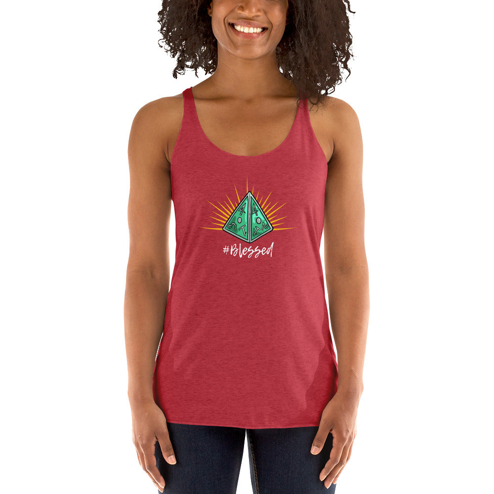 #Blessed Women's Racerback Tank