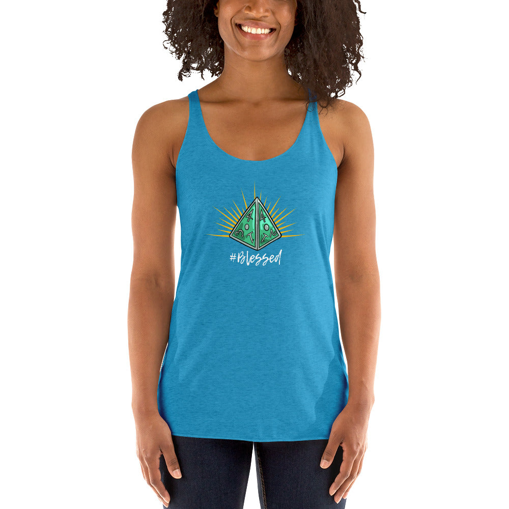 #Blessed Women's Racerback Tank